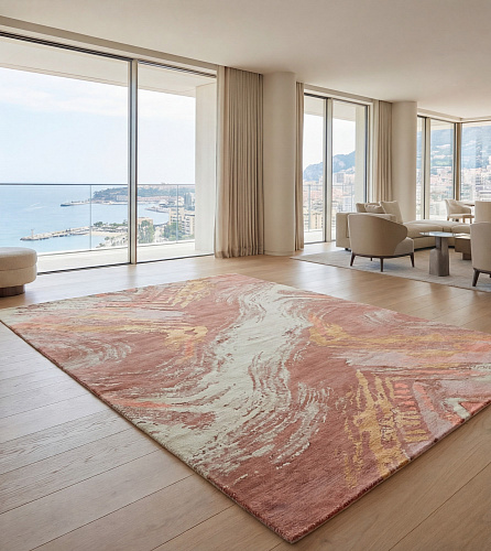 Tappeto Marble Drift Rose