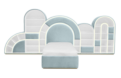 Letto Per Bambini Bubblegum Marshmallow Blue