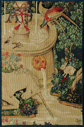 Arazzo Fontana Unicorno
