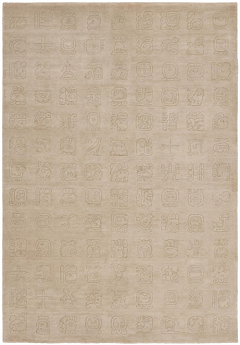 Tappeto Symbol Grid Beige