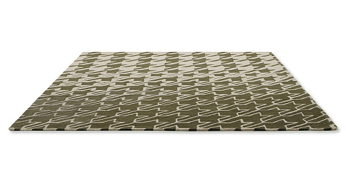 Tappeto Houndstooth Grigio