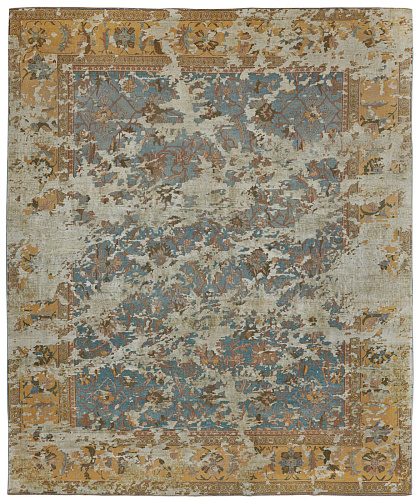Tappeto Ziegler Prince Double Blu Grigio