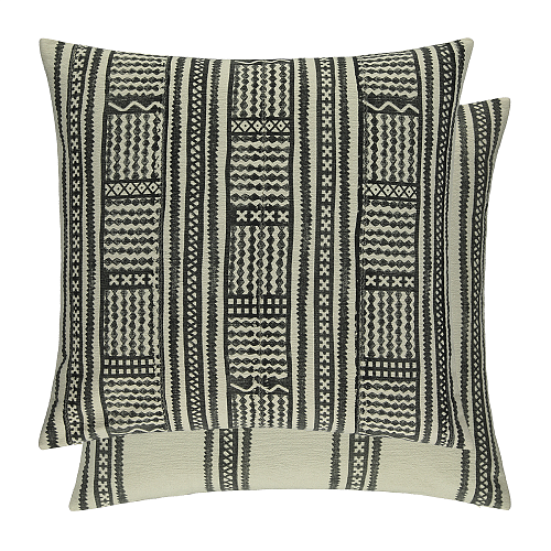 Cuscino Kuba Noir 60 × 60