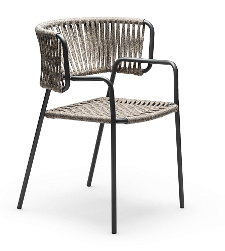 Sedia da Esterno Klot SP Antracite / Beige