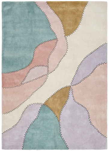 Tappeto Pastel Collage Rose