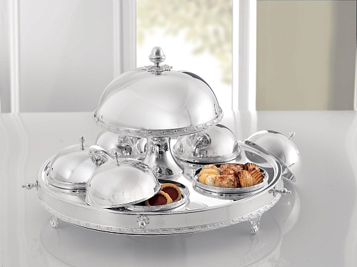 Set Per Tè Pomeridiano Royal In Argento