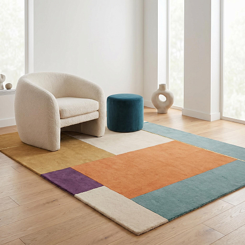 Tappeto Warm Blocks