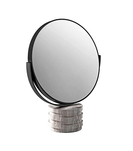 Specchio da Tavolo con Base in Marmo