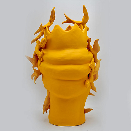 Testa di Moro Arancione Scultura