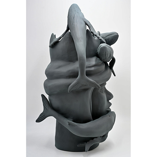 Testa di Moro Grigia Scultura