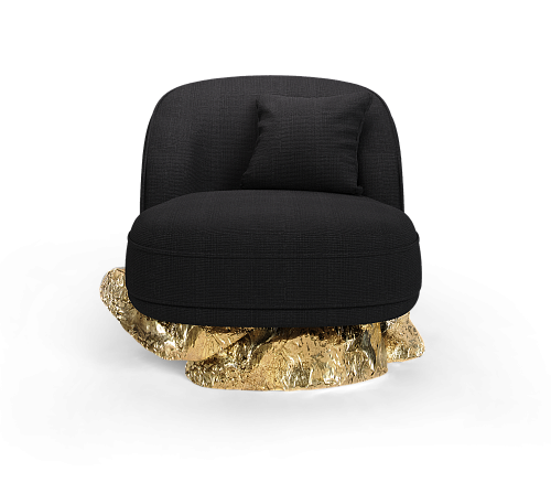 Poltrona Angora Nero Baltico