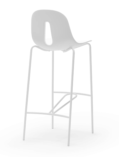 Sgabello da Bar Gotham SG-80 Bianco