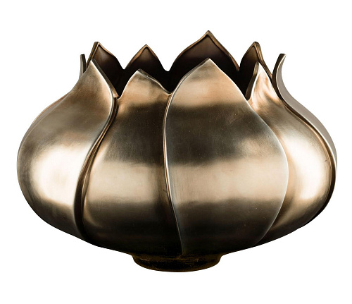 Vaso Tulip in Ottone