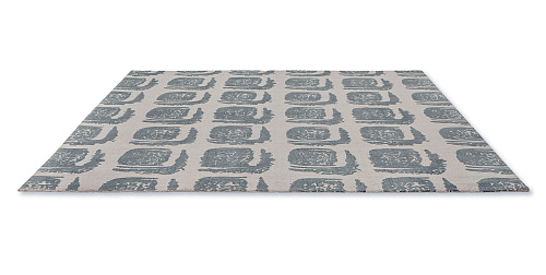 Tappeto Woodblock Grigio