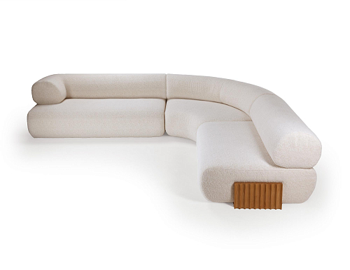 Divano modulare in legno Carmel