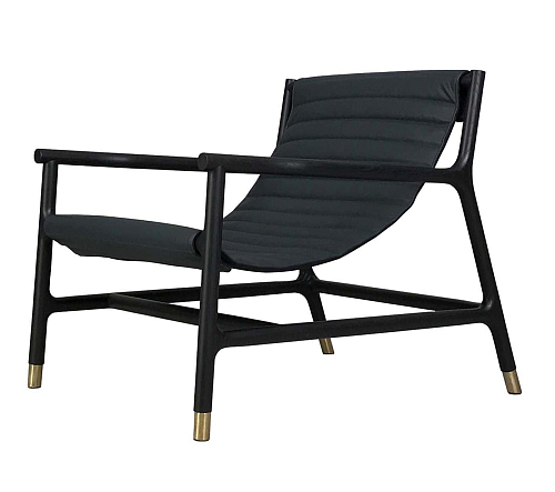 Sedia Lounge Joyce Nera
