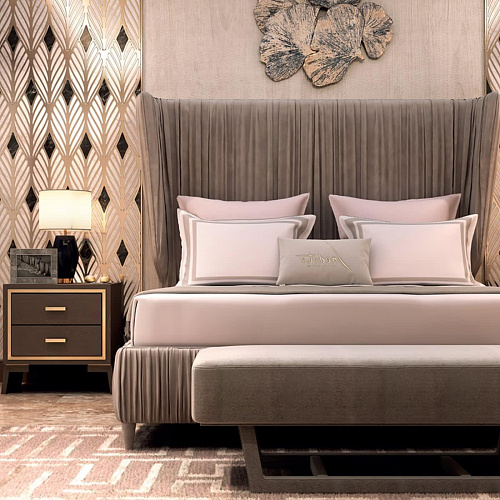 Comodino in Legno Italiano Hamptons