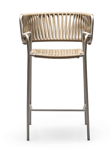 Sgabello da Bar da Esterno Klot SG Sabbia / Beige