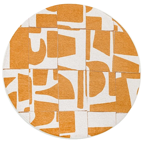 Tappeto Rotondo Curry 9367
