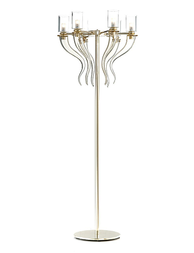 Lampada da Terra Murano Horn Ambra
