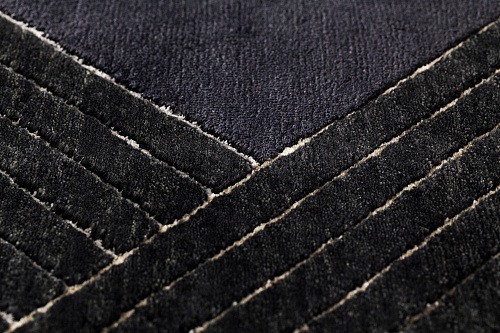 Tappeto Nero Righe