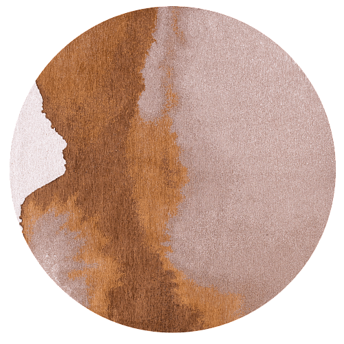 Tappeto Rotondo Chestnut 9326