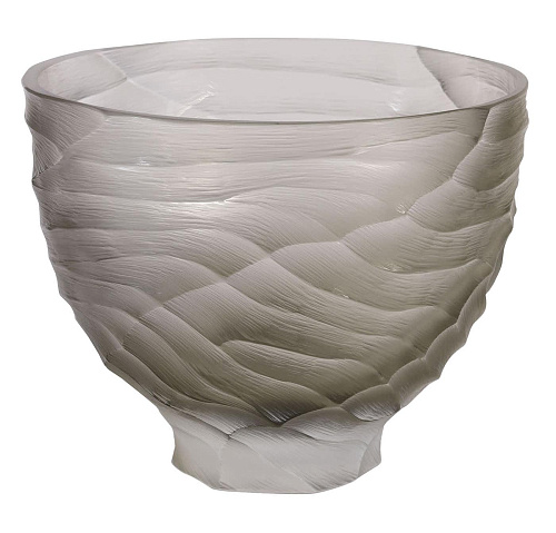 Vaso a Ciotola Grande in Vetro di Murano