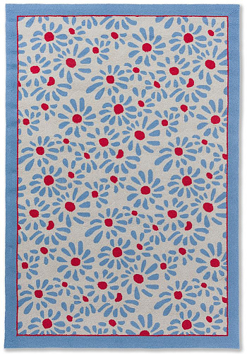 Tappeto da Esterno Azzurro Margherita