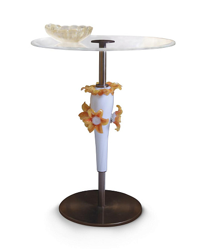 Tavolino con Piano in Vetro di Murano