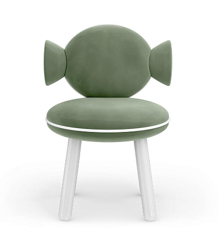 Sedia Per Bambini Lollipop Green Puff