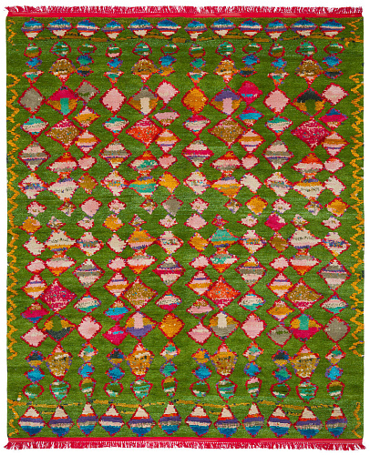 Tappeto Lost Weave 14 Multicolore Verde