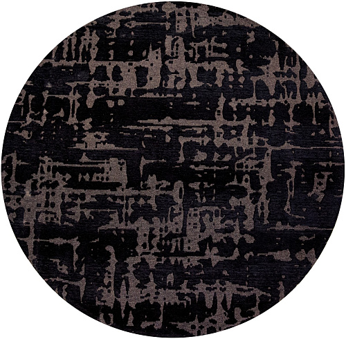Tappeto Black Water Tondo 9200