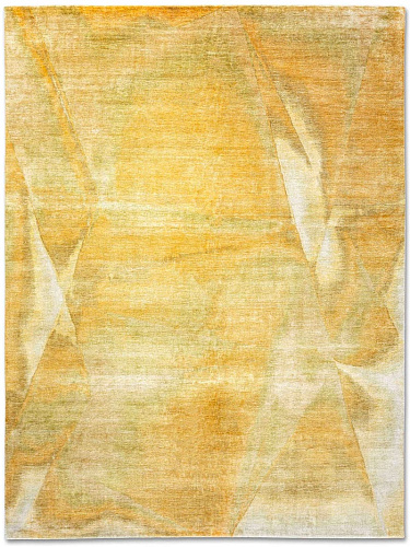Tappeto Annodato Giallo