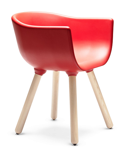 Sedia Tulip S Rossa