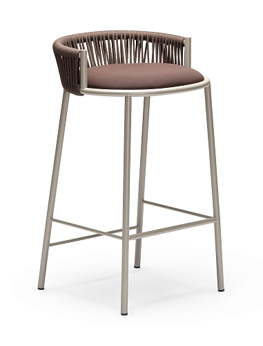 Sgabello da Bar da Esterno Millie SG-65 Marrone