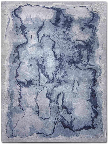Tappeto Lusso Mono Blu
