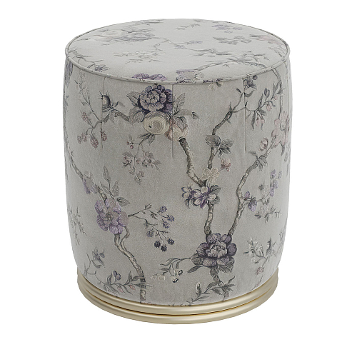 Pouf Rotondo Ricamato