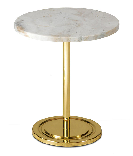 Tavolino Basso con Piano in Marmo