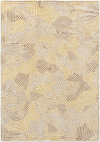 Tappeto Giallo Hippy 9799