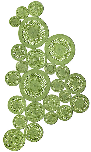 Tappeto Rope Verde Indoor/Outdoor