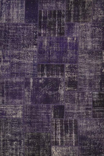 Tappeto Patchwork Viola Scuro