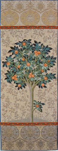 Arazzo Albero Arancione Naturale