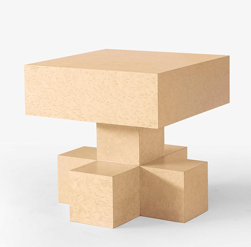 Tavolino Laterale Contemporaneo in Legno