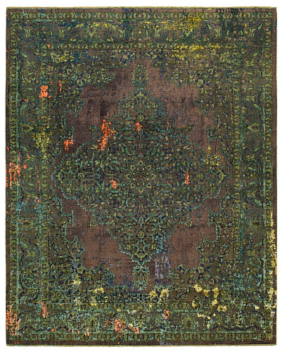Tappeto Tabriz Artwork 8 Verde