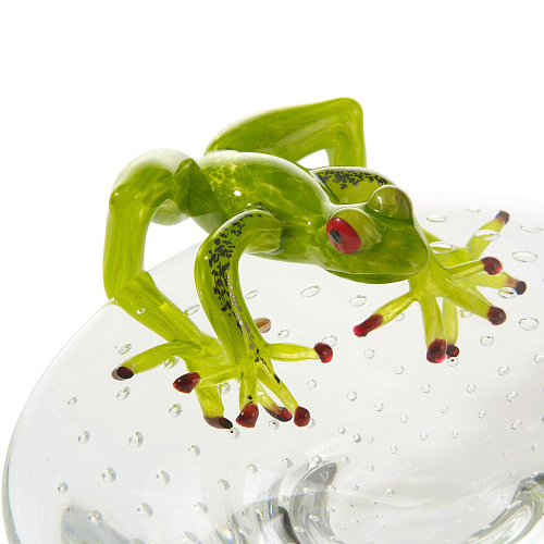 Ciotola in Vetro con Rana