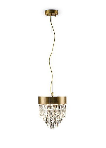 Lampada a Sospensione Goccia in Ottone