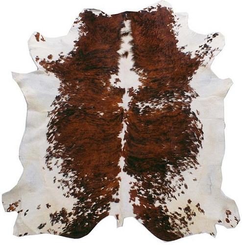 Pelle Di Mucca Brown & White Natural
